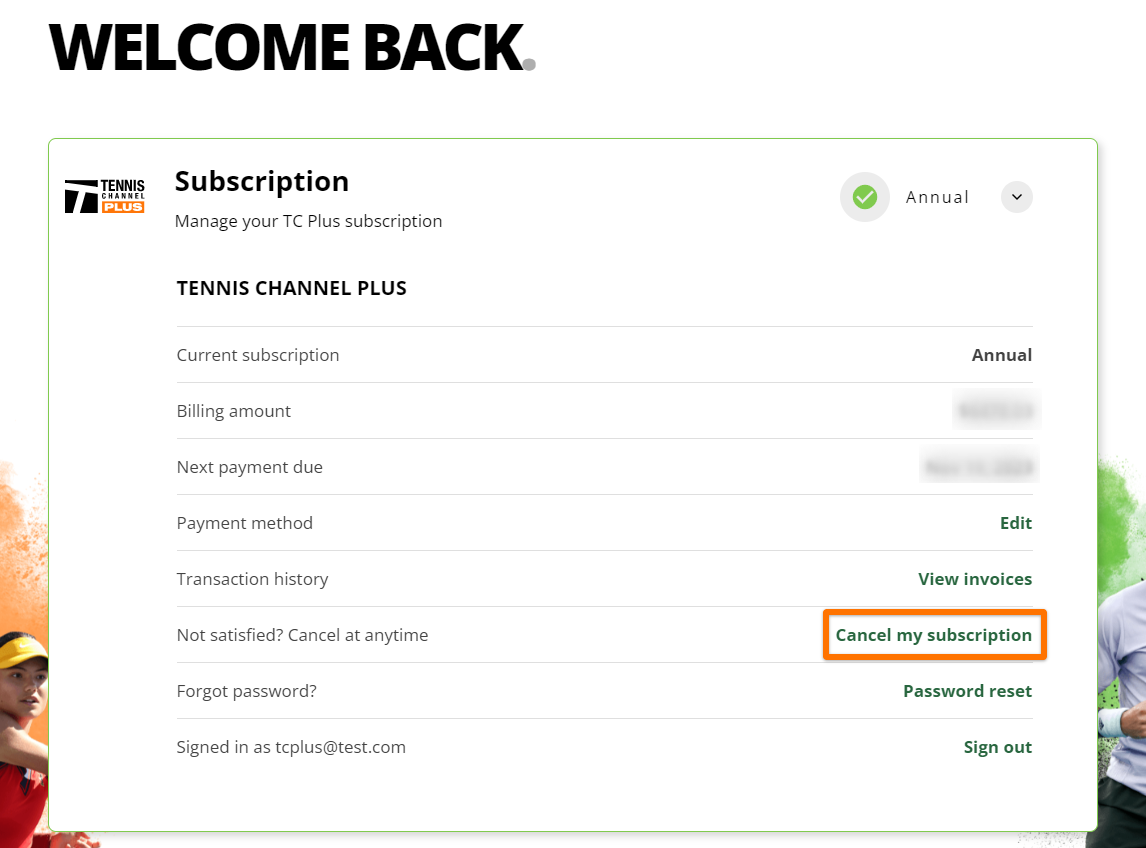 coupon for tennis channel plus